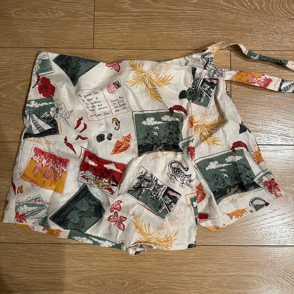 Reformation Eva Linen Skort Ivory - Size 6 - Picture 8 of 11